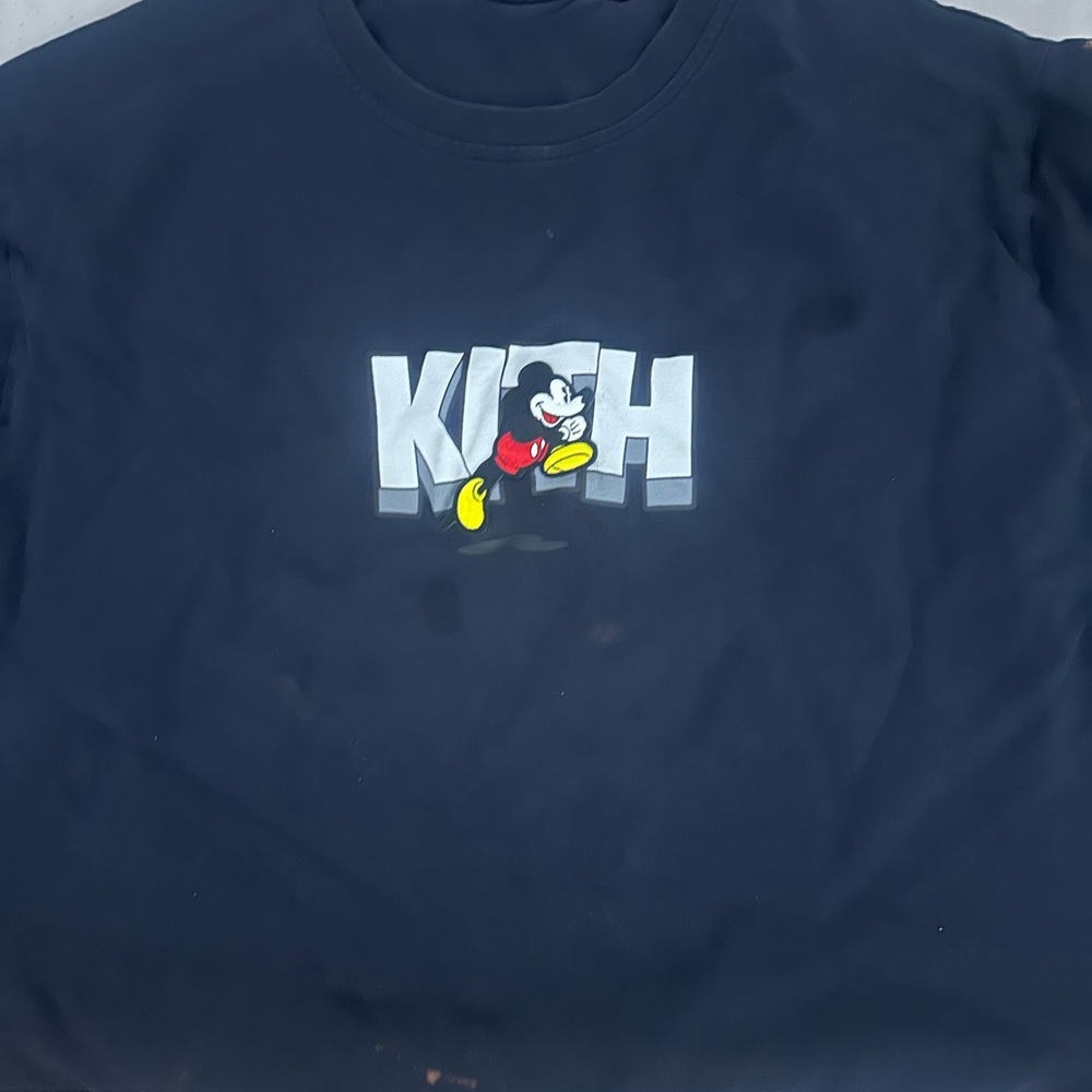 Kith Navy Blue Mickey Mouse Shirt
